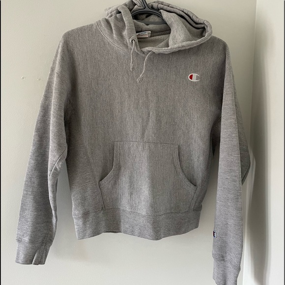 grey champion reverse weave hoodie - Picture 1 of 7